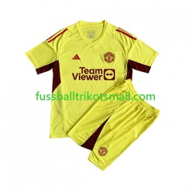 Fußballtrikots Manchester United Torwart Kinder 2023-2024 Kurzarm Auswärts-trikot kaufen